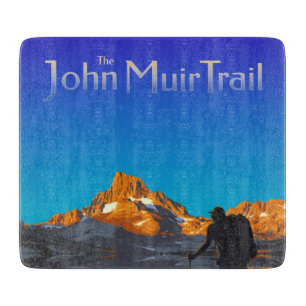Art - Banner Peak - John Muir Trail Text Schneidebrett