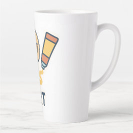 Art Betrifft: Farbpalette und Pinsel Milchtasse