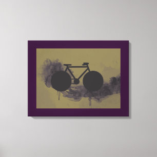 art bicycle urban style decor leinwanddruck
