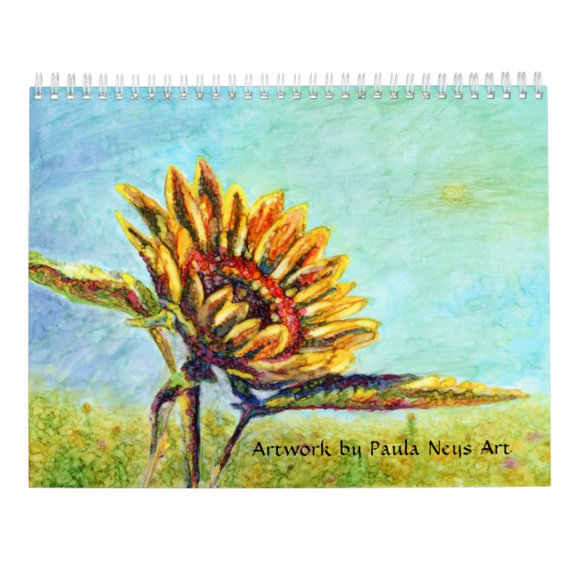 Art Blume Landschaften Angels 2023 Kalender (Rückseite)