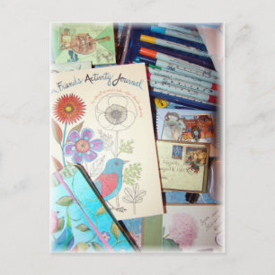 Art Book Inspiration Postkarte