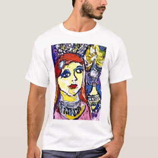 Art Brut-Mädchen, das Katie Pfeiffer malt T-Shirt