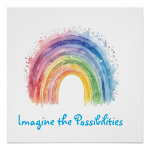 Art by Debi, Regenbogen Poster