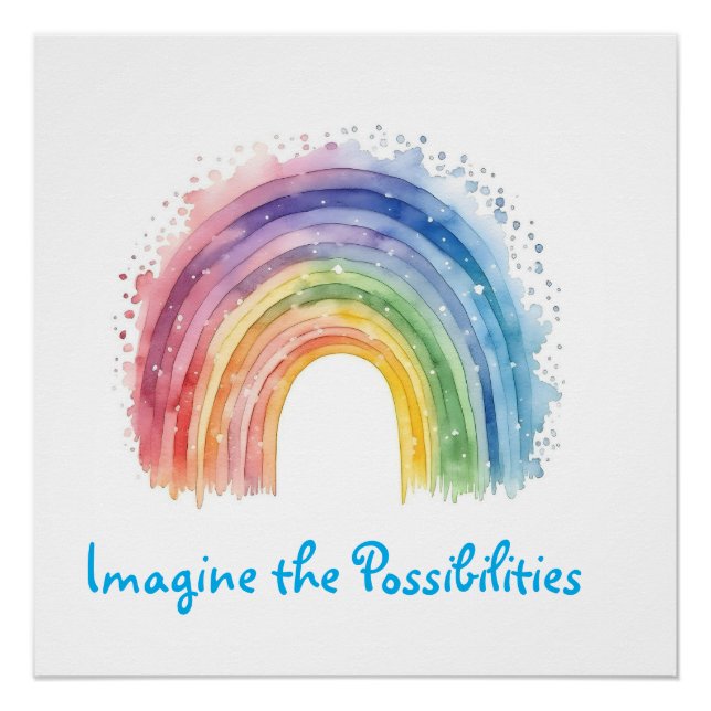 Art by Debi, Regenbogen Poster (Vorderseite)