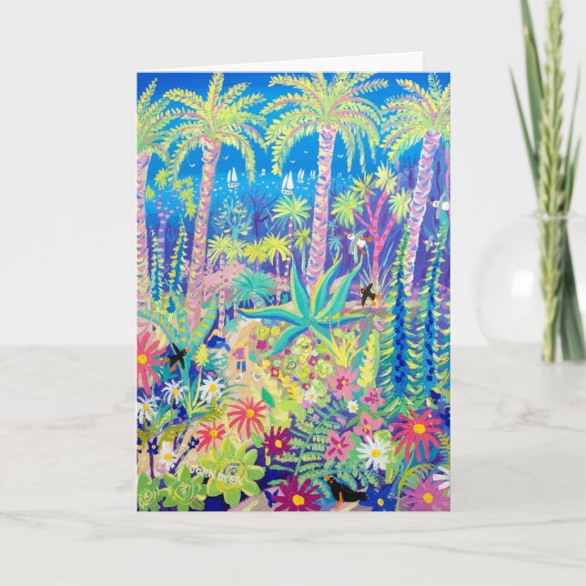 Art Card: Gartenmalerei, Abtei-Garten von Tresco Karte (Vorderseite)