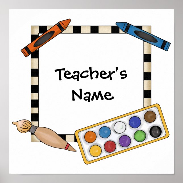 Art Class Customizable Poster (Vorne)