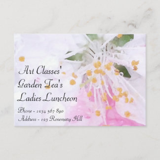 Art Classes Ladys Luncheon Garden Tea Einladung
