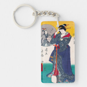 Art classique japonais oriental frais de dame de