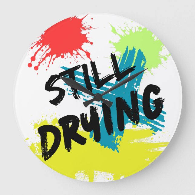 Art Clock Große Wanduhr (Vorderseite)