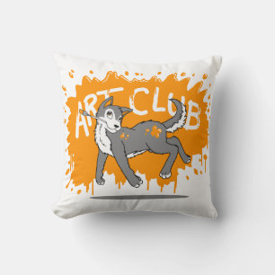 Art Club Husky Wurfkissen Kissen