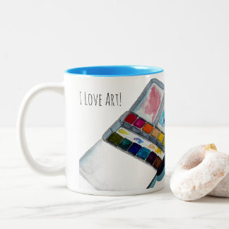 Art Coffee Mug Zweifarbige Tasse