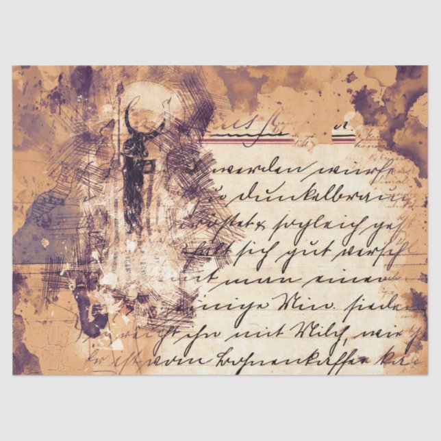 Art Collage 13 Hintergrund 17x23 Decoupage Seidenpapier (Vorderseite)