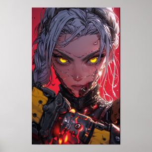 Art Concept de style Anime sur affiche Arrière - p