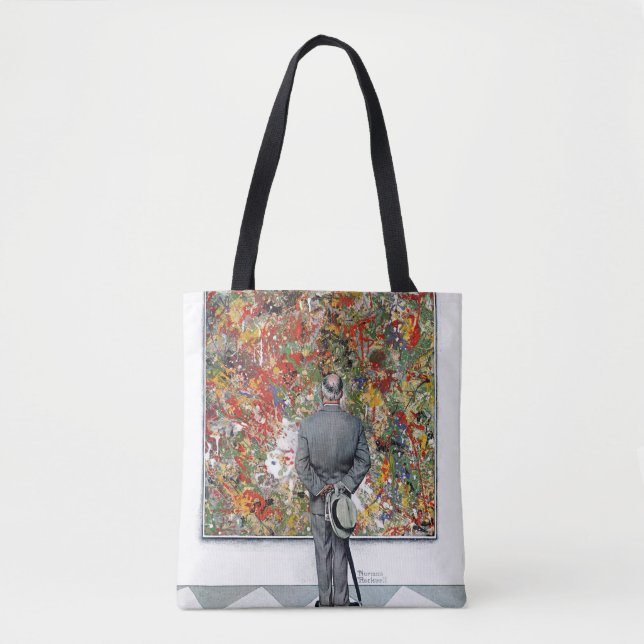Art Connoisseur von Norman Rockwell Tasche (Vorderseite)