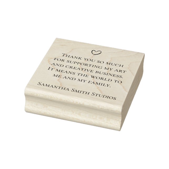 Art Creative Business Vielen Dank Briefmarke Hinwe Gummistempel (Stempel)