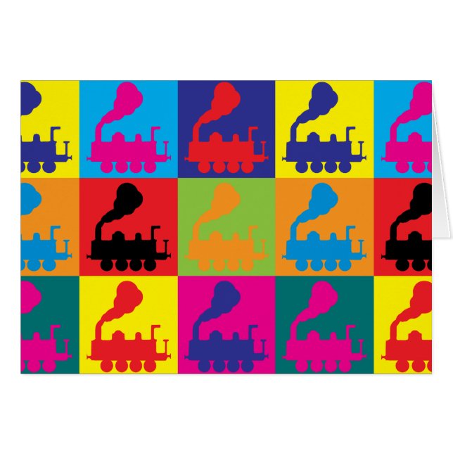 Art de bruit de trains (Devant horizontal)