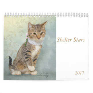 Art de calendrier comportant des animaux d'abri