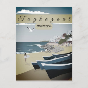 Art de carte postale de voyage au Maroc, Art de vo