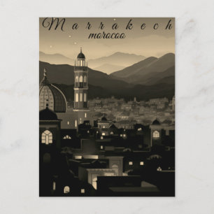 Art de carte postale de voyage au Maroc, Art de vo