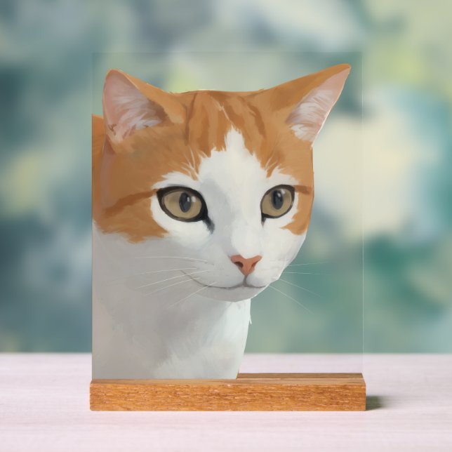 Art de chat roux adorable (Neutre)