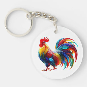 Art de Coq Coloré Vibrant