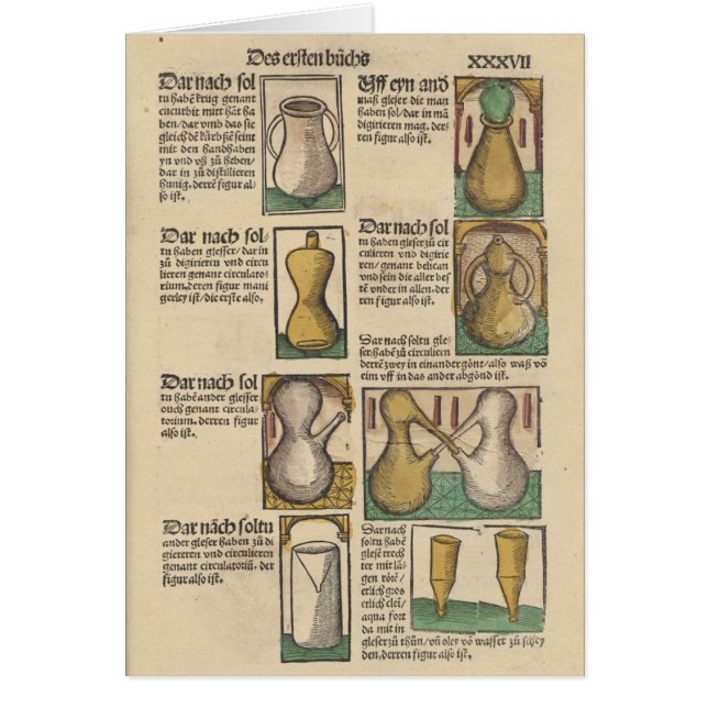 Art de Distillation Cartes d'Alchimie (Devant)
