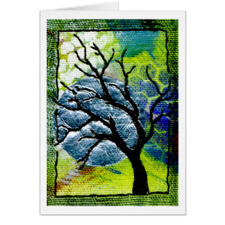 Art de fibre d'arbre et de lune