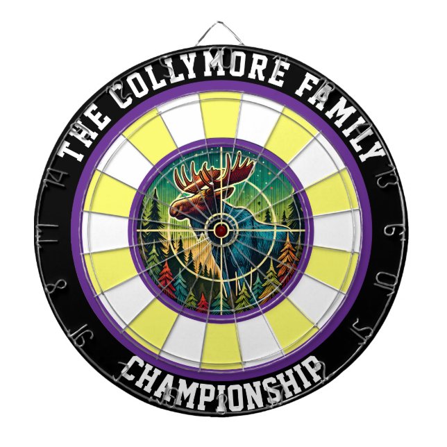 Art de la cible de la forêt d'orignaux (Devant)