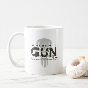 Art de monogramme de pistolet Tasse classique #1