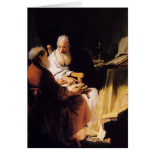 Art de Rembrandt peignant la contestation de deux