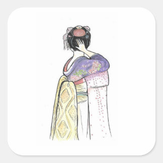 Art de Stickers Geisha Japon
