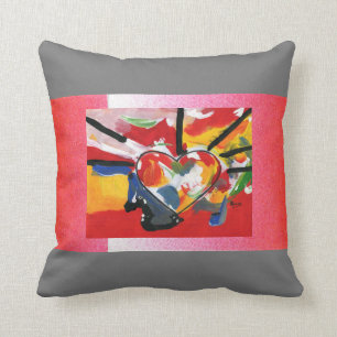 Art de style Peter Max Coussin américain MoJo