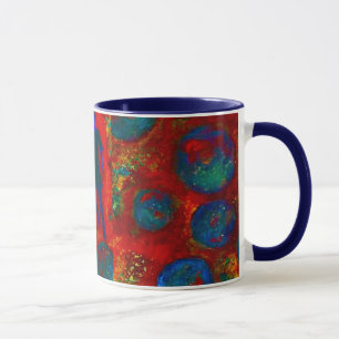 Art de TASSE d'arc-en-ciel du "football"
