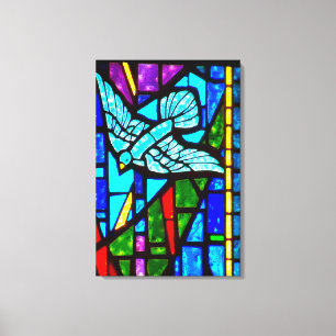 Art de toile de fenêtre en verre teinté de colom