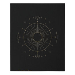 Art de toile fausse Luxe Oriel Solaire Céleste