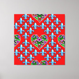 Art de toile numérique 3D coloré – Décoration mura