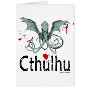Art de vecteur d'horreur de Cthulhu