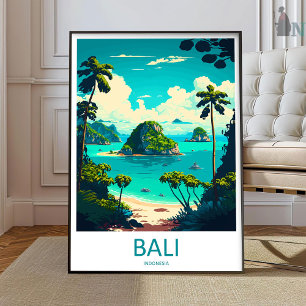Art de voyage à Bali Impression Murale Décoration