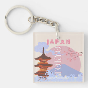 Art de voyage à Tokyo Japon, Art de voyage rétro, 