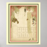 Art Deco 1922 Fashion Illustration 16x20 Poster<br><div class="desc">Nice,  Art Deco,  Fashion Illustration ca. 1922</div>