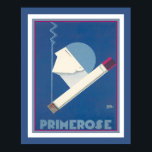 Art Deco 1930 Primrose Zigarettenanzeige Poster<br><div class="desc">Einzigartig, Art Deco, Werbung für Primrose Zigaretten-ca. 1930 16x20 hier gezeigt.</div>