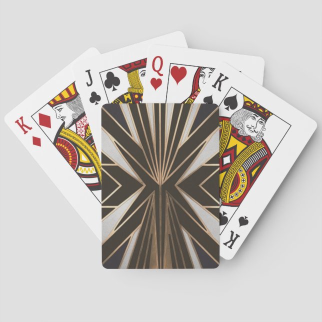Art Deco 20 Cards Deck Spielkarten (Rückseite)