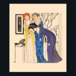 Art Deco 3 Paul Poiret Kleider von Paul Iribe Poster<br><div class="desc">Dies ist ein digital erweiterter Druck einer Vintagen 1908 Paul Iribe Art Deco Modedarstellung von drei Paul Poiret Kleider. Sie können die Hintergrundfarbe anpassen.</div>