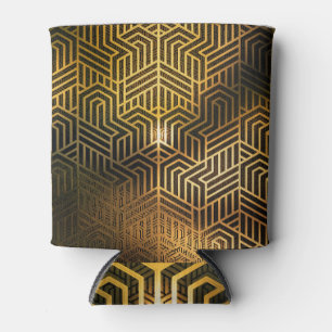 Art Deco 3D Illustration, Werbegeschichten. Dosenkühler