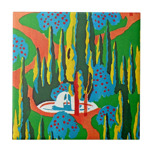 Art Deco #6 von Seguy im Emporio Moffa Fliese (Vorderseite)