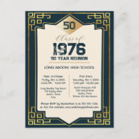 Art Deco Abschlussjahrgang 1976 50-Jahres-Abiturtr