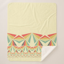 Art Deco abstrakt, Dreiecke, Pyramidenmuster Sherpadecke