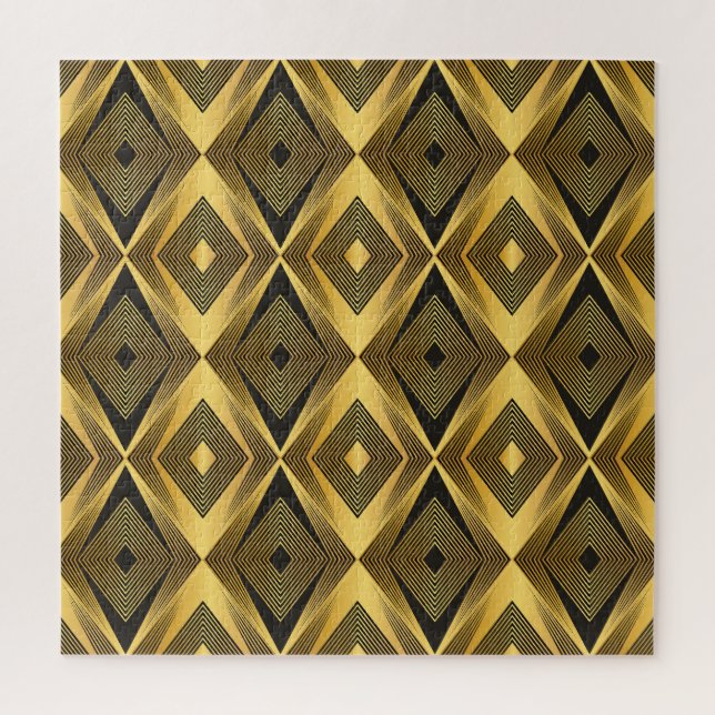 Art Deco: Abstrakt geometrischer Hintergrund (Vertikal)