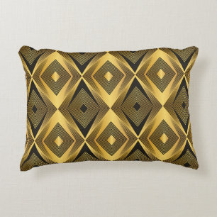 Art Deco: Abstrakt geometrischer Hintergrund Dekokissen