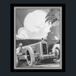 Art Deco, Alex Kow, 1929 Grand Prix Poster<br><div class="desc">Art Deco,  Alex Kow,  poster produced for the 1929 Grand Prix.</div>